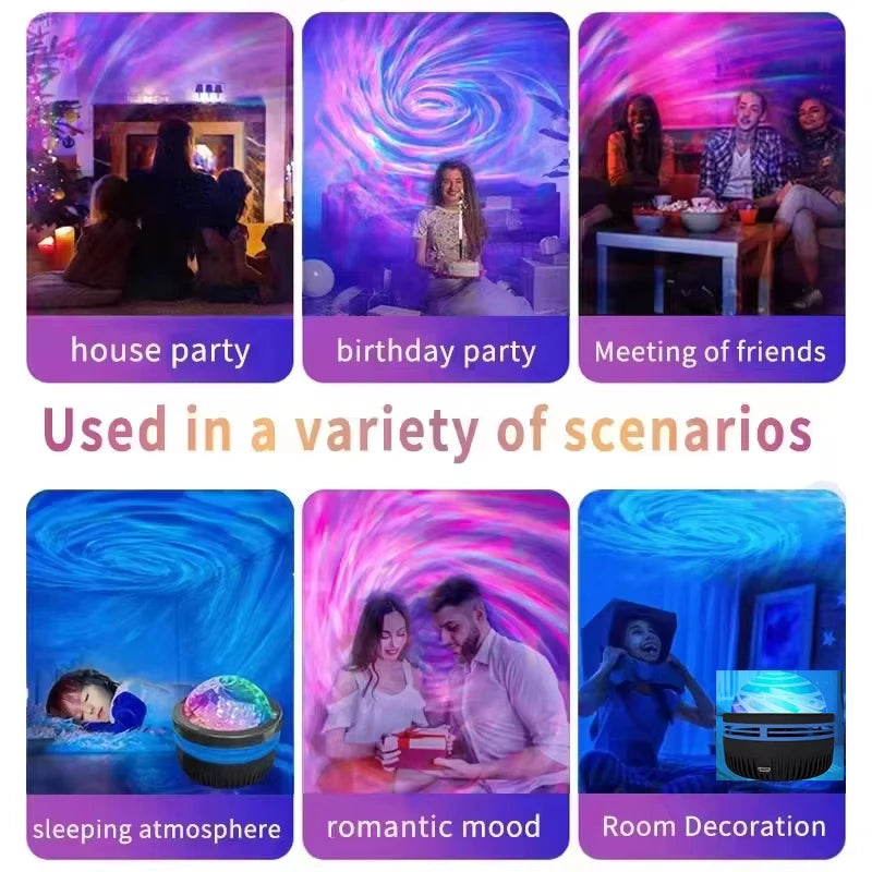 Galaxy Star Projector LED Night Light