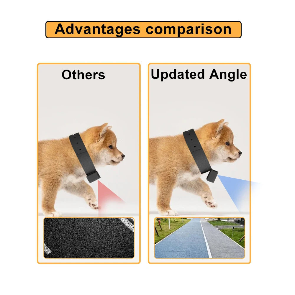 Pet Collar Camera — HD 1080P, 160° Wide Angle, Fits Cats & Dogs | BORME X6