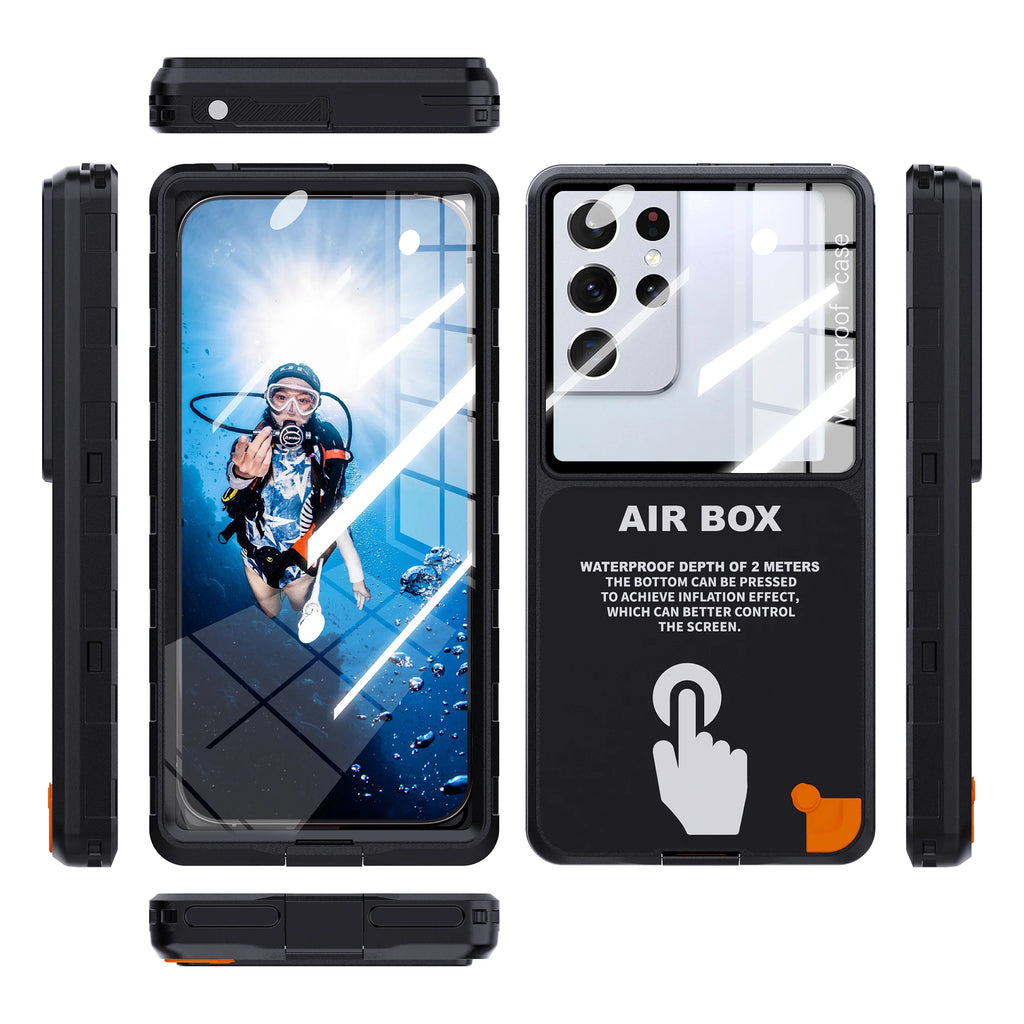 IP68 Waterproof Phone Case — Universal Fit, Underwater Touch Screen