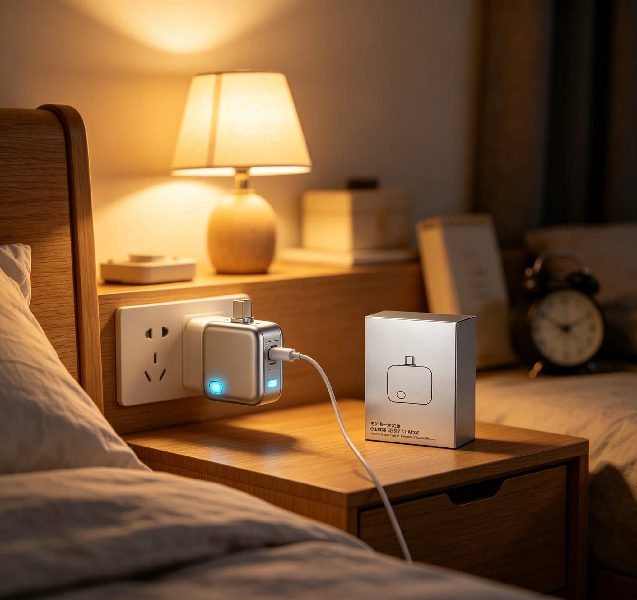140W Smart Auto-Disconnect USB-C Charger Adapter — Overcharge Protection