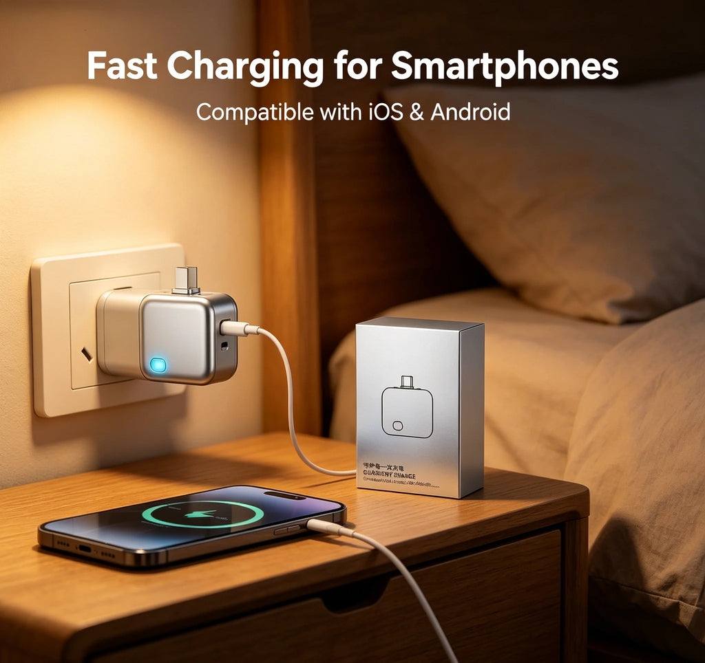 140W Smart Auto-Disconnect USB-C Charger Adapter — Overcharge Protection