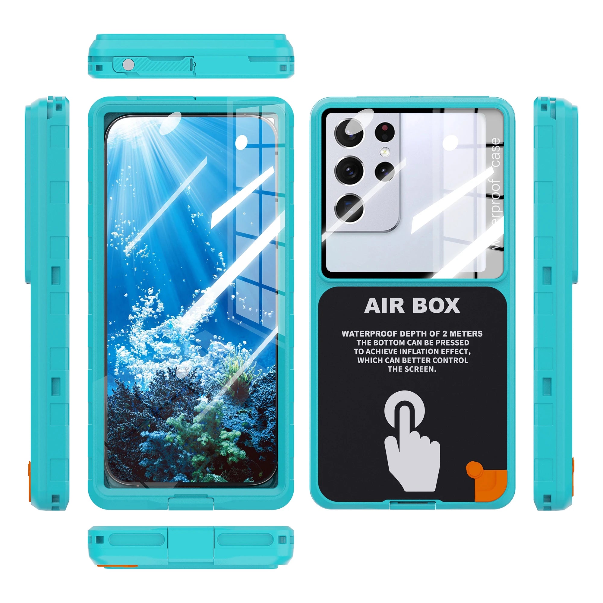 IP68 Waterproof Phone Case — Universal Fit, Underwater Touch Screen