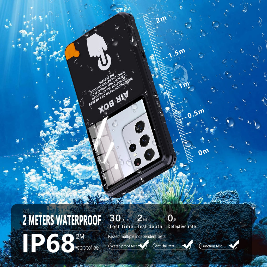 IP68 Waterproof Phone Case — Universal Fit, Underwater Touch Screen